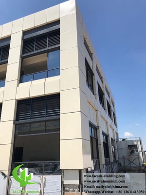 Aluminium wandpanelen massief bekleding metalen gevels roestbestendige brandwerend