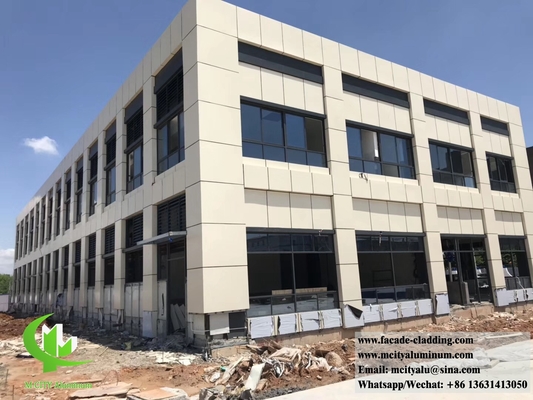 Aluminium wandpanelen massief bekleding metalen gevels roestbestendige brandwerend