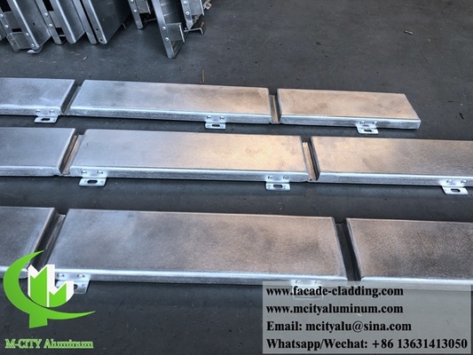 Solid aluminium sheet perforation decorative panel metalen gevels