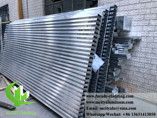 Imitatie van bakstenen metalen wandbekleding Aluminium panelen Voor wandbekleding Gevelversiering