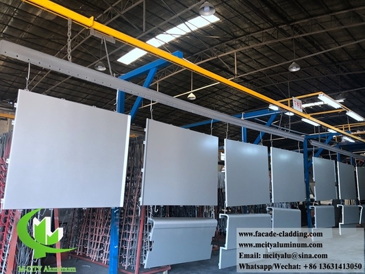Metalen panelen van massief aluminium paneel gordijnwand voor gevel bekleding fluorocarbonachtig duurzaam