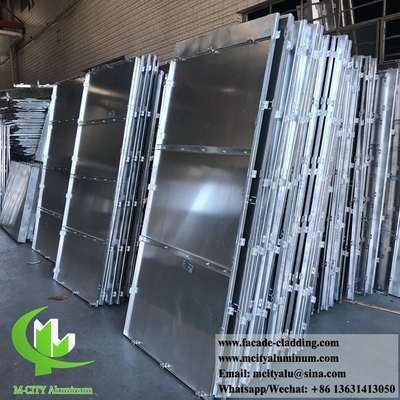 China 3003 3 mm metaal aluminium paneel poeder gecoat aluminium massief paneel gordijnwand voor gevel bekleding
