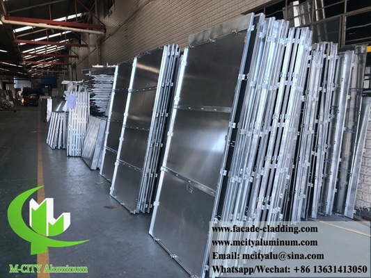 Metalen panelen van massief aluminium paneel gordijnwand voor gevel bekleding fluorocarbonachtig duurzaam