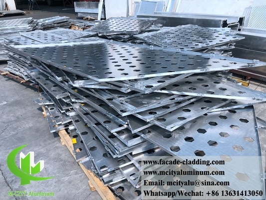 CNC-geperforeerd plaatpaneel Buitenaardse aluminiumplaat gevelbekleding voor gevelbekleding