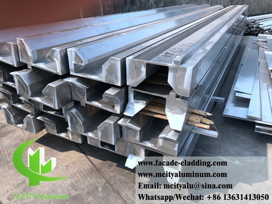 Metalen gevel bekleed met massief wandbekleding aluminium rustbestendige coating poeder bekleed