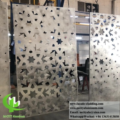 Metalen aluminiumplaten, met lasergesneden, voor gevelbekleding van gebouwen