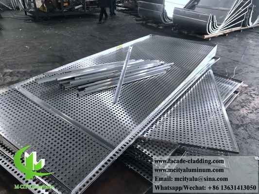 China leverancier 3mm metalen bekleding aluminium paneel poeder gecoat duurzame afwerking anti roest