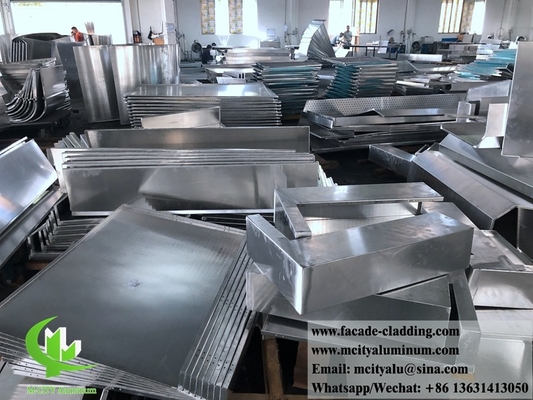 Architectonisch metalen massief aluminium paneel voor gevelsysteem