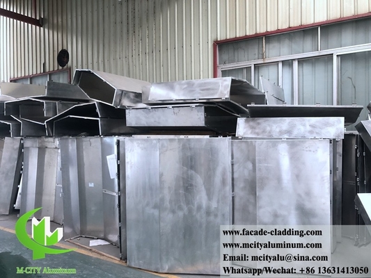 Leverancier van metalen bekleding aluminium gevel aluminiumplaat voor wandmateriaal van massief aluminium