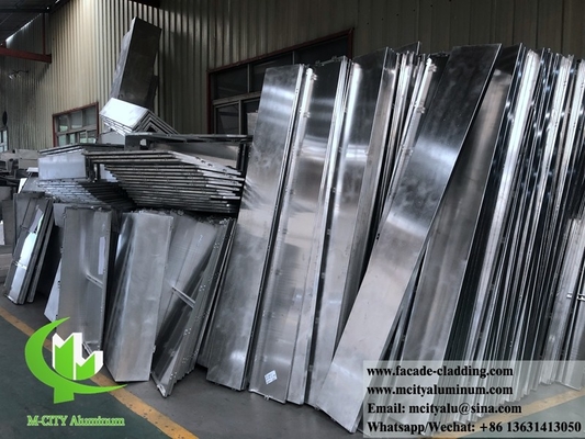 Leverancier van metalen bekleding aluminium gevel aluminiumplaat voor wandmateriaal van massief aluminium