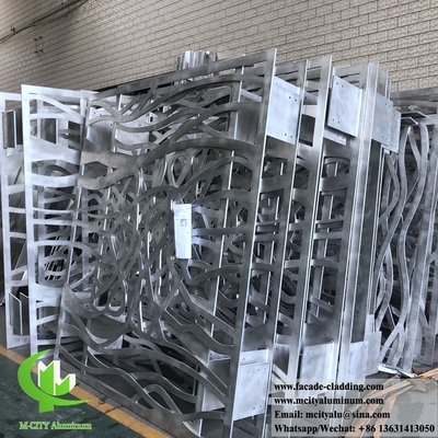 Gewalste metalen panelen van aluminium geperforeerd plaat voor wandbekleding van gevels
