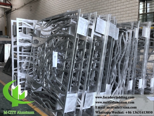 10 mm met laser gesneden Gevelbekleding met aluminiumplaat voor de buitenbekleding van gevel