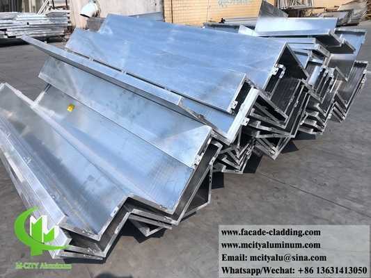 Metalen bekledingsplaten metalen gevels metalen aluminiumplaten voor gebouwen