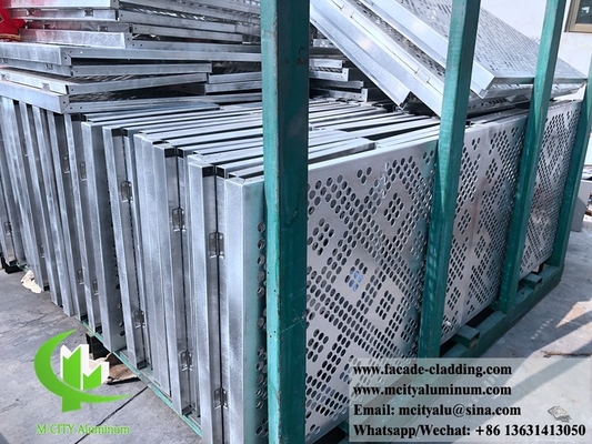 Dekoratieve platen van massief aluminium voor wandbekleding