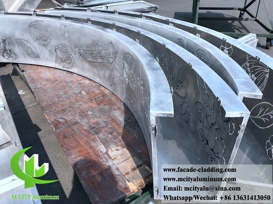 CNC-gesneden aluminium decoratieve panelen voor architectonisch gevelbekleding