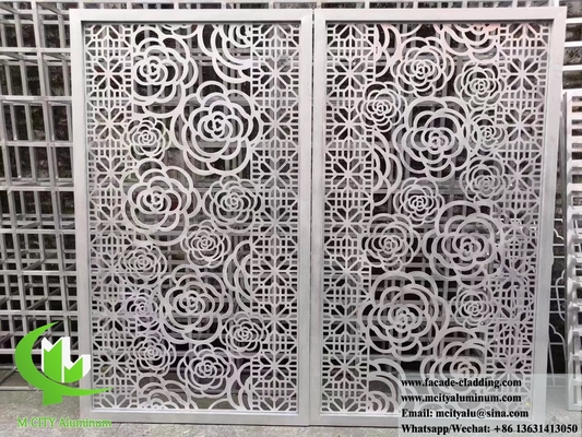 3D gevouwen aluminium panelen voor gebouw gevel aangepast plaat aluminium gevel