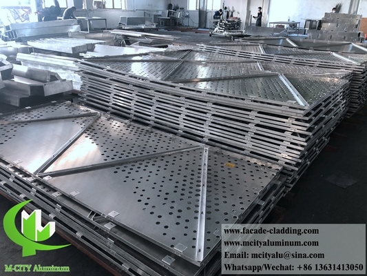 Metalen panelen met vlinderontwerp van aluminiumplaat voor de decoratie van muren, bekleding