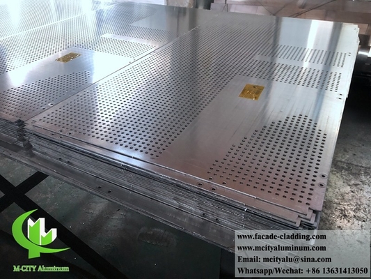 Aluminiumplaat fluorocarbonafgeperforeerde gordijnwand voor gevelbekleding leverancier in China