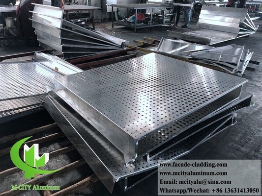 Dekoratieve platen van massief aluminium voor wandbekleding
