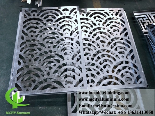 8 mm laserscherm Metalen plaat aluminiumpaneel gevelbekleding voor gevelbuitenbekleding