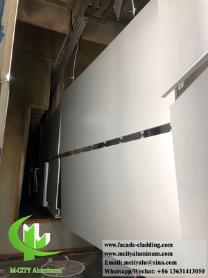 China leverancier 3 mm metalen aluminium panelen poeder gecoate aluminium gevels