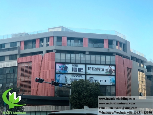 China Geperforeerde metalen bekledingspanelen metalen gevels 3 mm aluminiumplaat