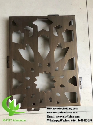 CNC-gesneden aluminium decoratieve panelen voor architectonisch gevelbekleding