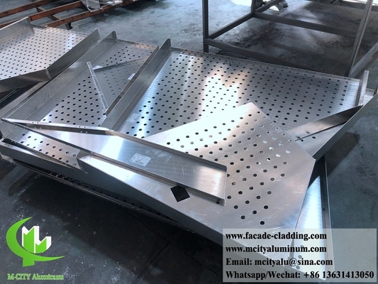 China leverancier 3003 3mm metaal aluminium paneel poeder gecoat aluminium massief paneel gordijnwand voor gevel bekleding