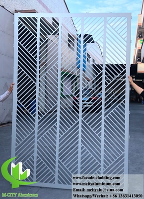 3 mm geperforeerd Metalen bekleding metalen gevels metalen scherm voor wandbekleding met poederlaag zwart