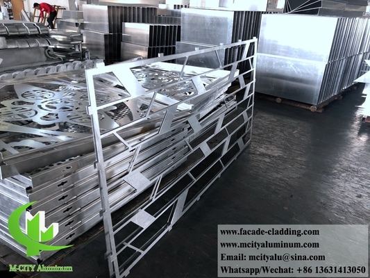 Lasergesneden metalen bekleding met metalen scherm aluminium plaat voor hekken