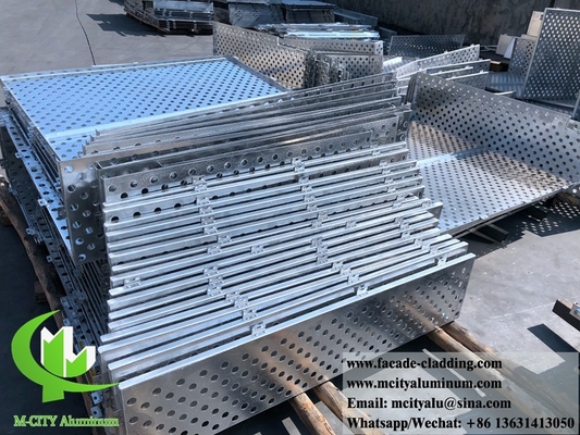 Buitenwandbekleding Metalen gevelplaten van aluminiumpaneel, geperforeerd plaat leverancier in China