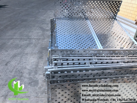 Decoratieve geperforeerde platen met aluminium bekleding