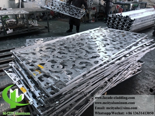 Metalen platen van aluminium voor gevelbekleding van gebouwen