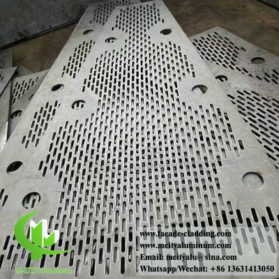 Metalen platen van aluminium voor gevelbekleding van gebouwen