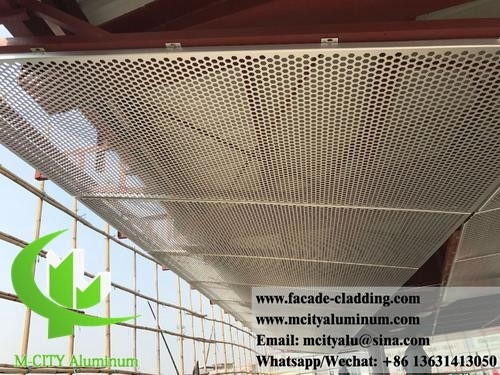 Metalen aluminium gevel aluminium panelen voor gebouw gevel aangepast metaalplaat 3 mm