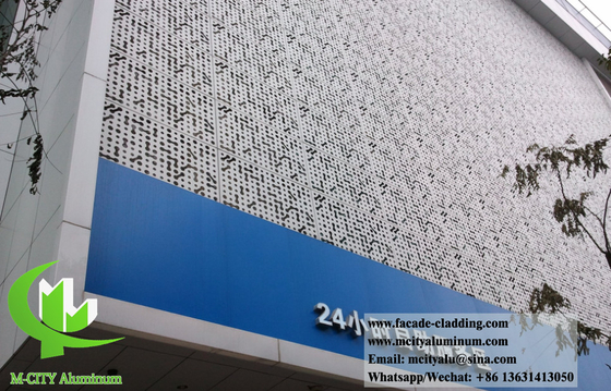 cnc gesneden aluminiumpaneel poedercoating aluminium gordijnwand voor gevelbekleding