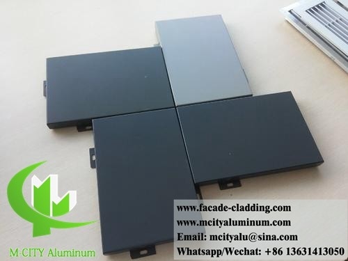 Metalen aluminium gevel aluminium panelen voor gebouw gevel aangepast metaalplaat 3 mm