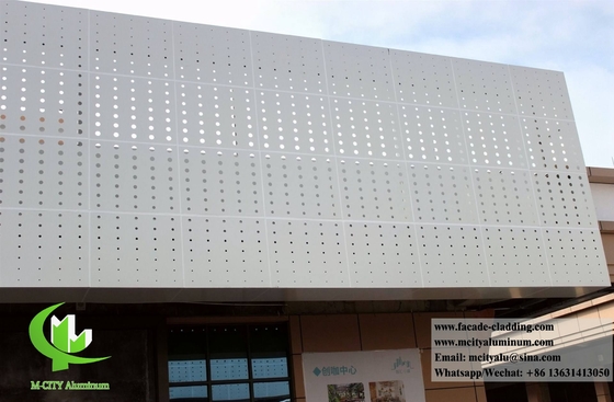 Gepoeferde bekleding van aluminium gevelpaneel metalen plaat PVDF 3 mm