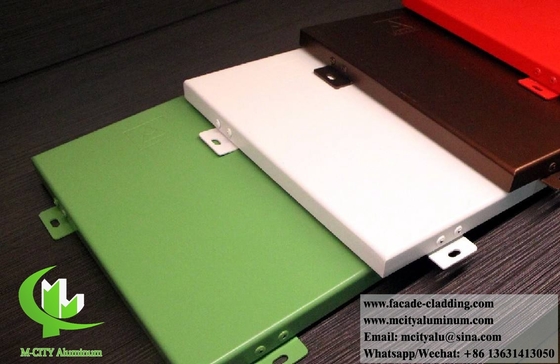 Solid panel aluminium panel metalen gevel aluminium bekleding poeder gecoat wit 3 mm