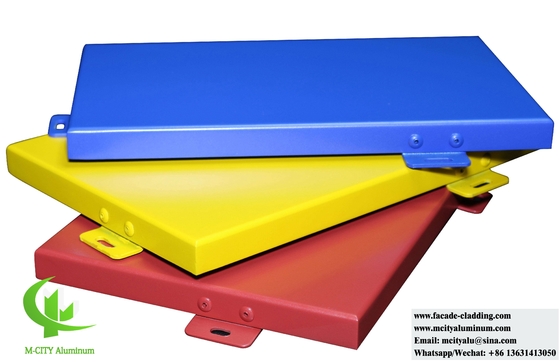 Solid panel aluminium panel metalen gevel aluminium bekleding poeder gecoat wit 3 mm