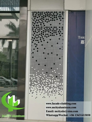 Laser gesneden metalen privacy schermen decoratieve panelen Aluminiumplaat Dikte 3 mm