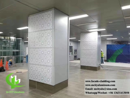 3 mm geperforeerd plaat met aluminium gevel bekleding project