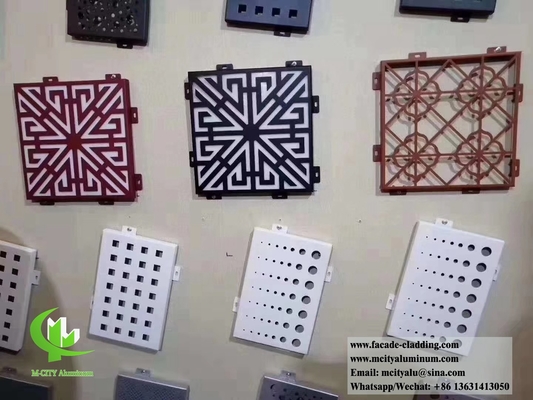 Metalen panelen met lasergesneden ontwerp voor gevels, bekleding, wanddecoratie