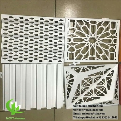 Metalen gevelfabriek geperforeerde aluminium bekledingsplaten aluminium plaat voor wandgevel