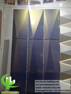 Metalen gevelfabriek geperforeerde aluminium bekledingsplaten aluminium plaat voor wandgevel