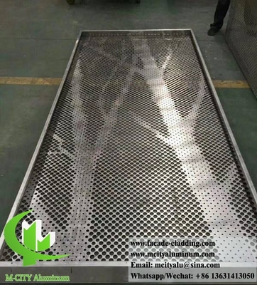 Externe geperforeerde schermgevel aluminium bekledingspanelen leverancier in China