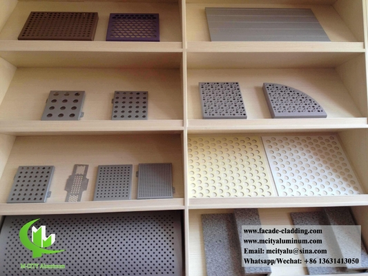 Metalen schermen voor wandbekleding, Aluminium gevelpanelen China Leverancier