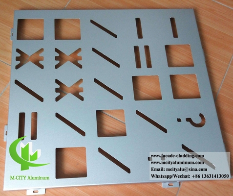 Externe geperforeerde schermgevel aluminium bekledingspanelen leverancier in China