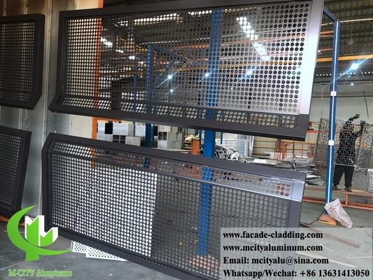 Externe metalen schermen, aluminium gevels, panelen, leverancier in China, Foshan