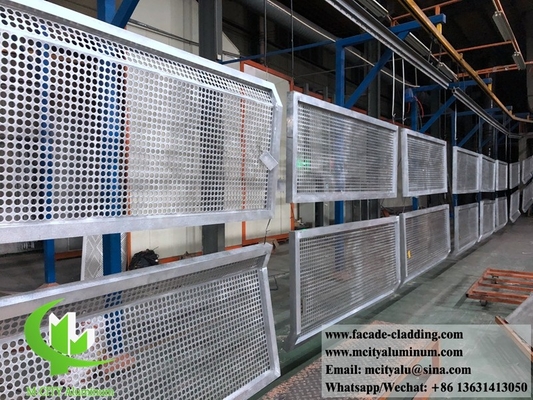 Externe metalen schermen, aluminium gevels, panelen, leverancier in China, Foshan